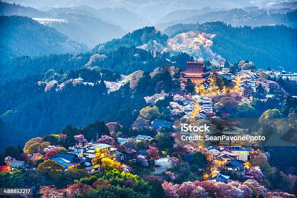 Yoshinoyama Japan Stock Photo - Download Image Now - Japan, Nara Prefecture, Cherry Blossom