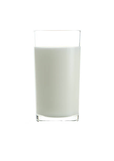 istock Fresh milk in glass of isolated. 488853113