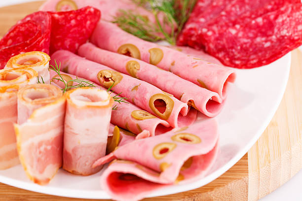 istock Salami, mortadella and bacon 488853201