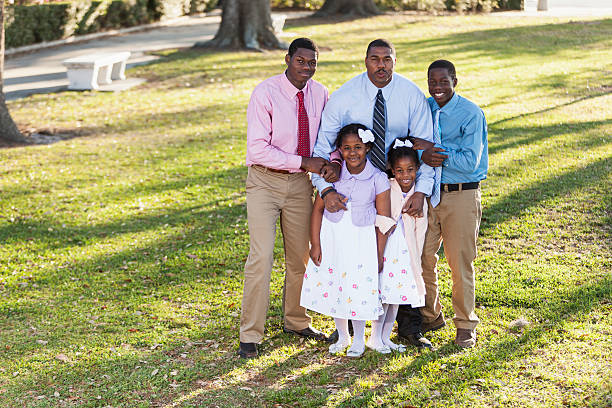 istock African American father with four children 488853839
