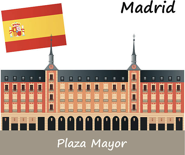 ilustrações de stock, clip art, desenhos animados e ícones de praça mayor - plaza mayor