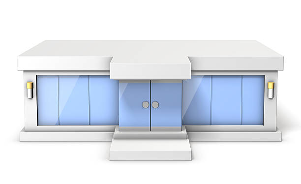 istock Architectural Model of the showroom 488869987