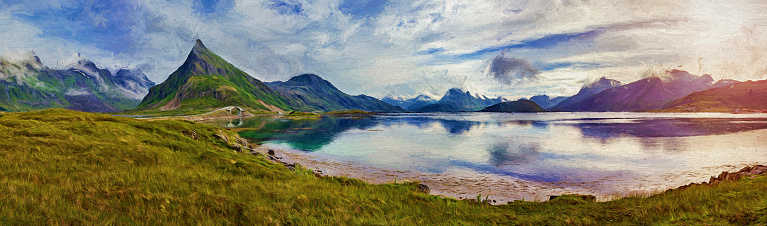 Lofoten - Painting.