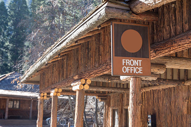 istock Curry village office building in Yosemite National Park 488871149