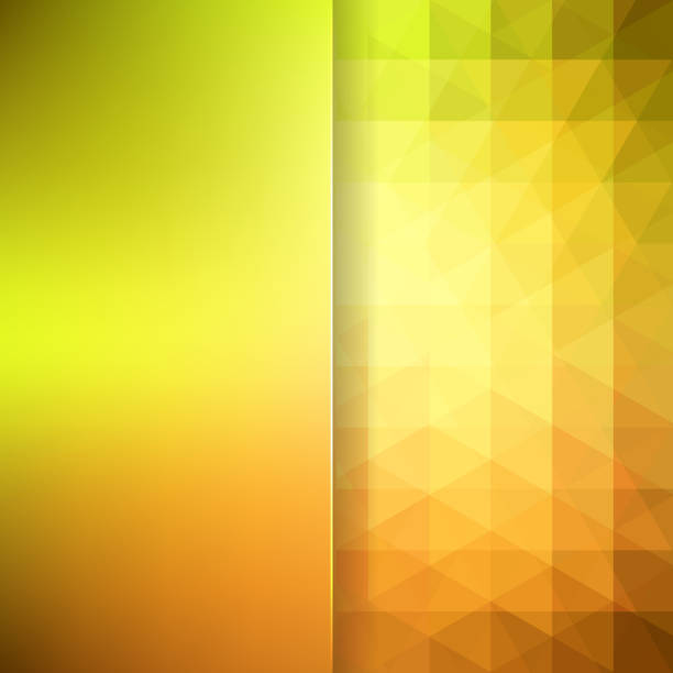 istock abstract background consisting of yellow, green, orange triangle 488871600