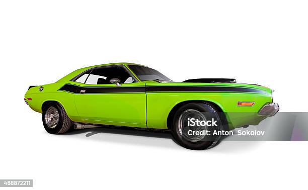 Muscle Car Stock Photo - Download Image Now - Sports Car, 1970-1979, White Background