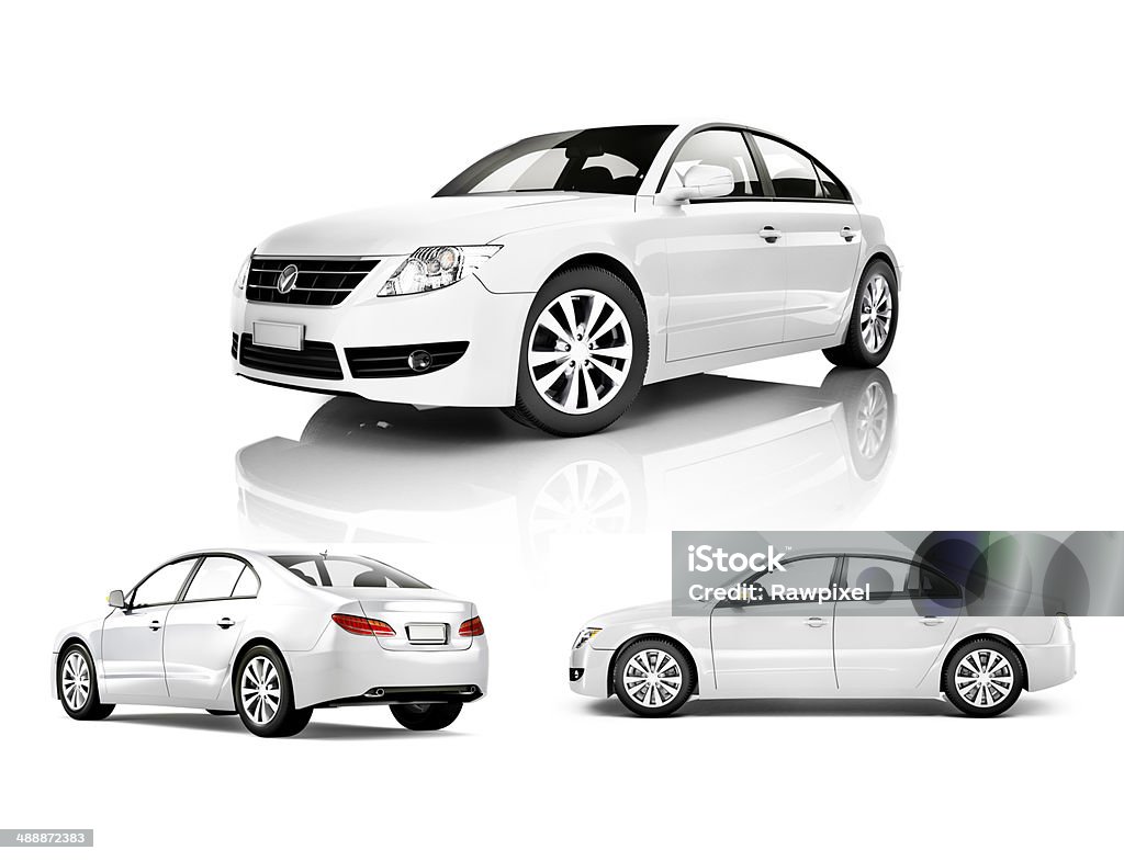 Hình Ảnh Ba Chiều Của Một Chiếc Xe Màu Trắng Hình ảnh Sẵn có - Tải ...