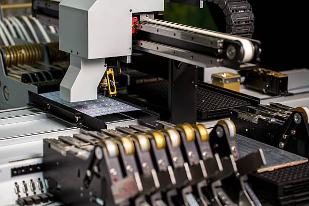 istock Modern machine for production of LED panels 488873058