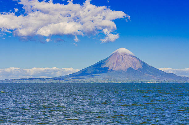 istock Island Ometepe with vulcano in Nicaragua 488873330