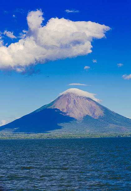 istock Island Ometepe with vulcano in Nicaragua 488873460