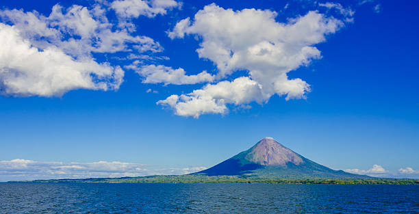 istock Island Ometepe with vulcano in Nicaragua 488873698