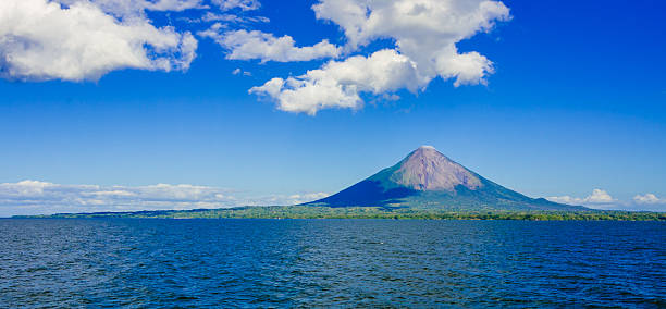 istock Island Ometepe with vulcano in Nicaragua 488873908