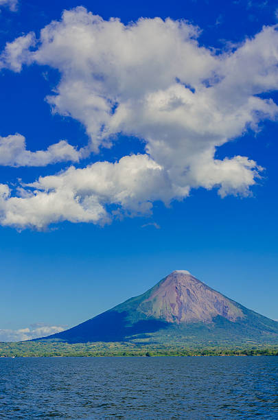 istock Island Ometepe with vulcano in Nicaragua 488874084