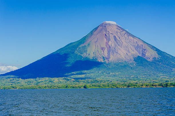 istock Island Ometepe with vulcano in Nicaragua 488874212