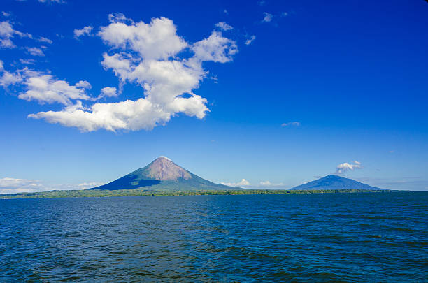 istock Island Ometepe with vulcano in Nicaragua 488874346