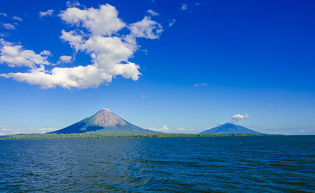 istock Island Ometepe with vulcano in Nicaragua 488874454