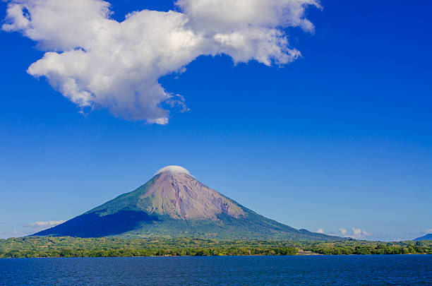 istock Island Ometepe with vulcano in Nicaragua 488874660