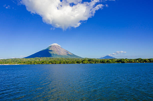 istock Island Ometepe with vulcano in Nicaragua 488874834