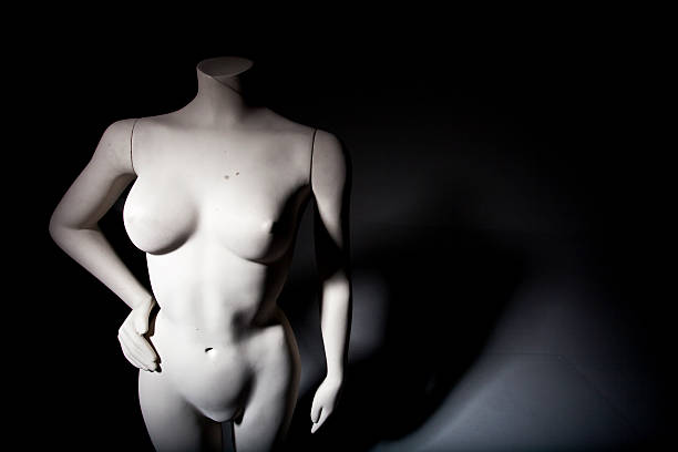 istock Female mannequin with hand on hip 488875117