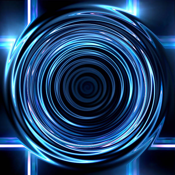istock Lens ring flares cross circle 488882958