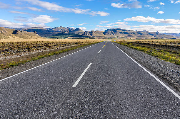 istock Road to infinity, The Seven Lakes, Argentina 488884516