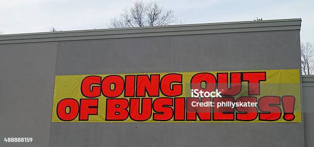 Going Out Of Business Stock Photo - Download Image Now - Going Out Of Business, Auction, Banner - Sign