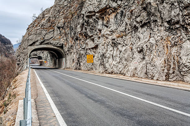 istock Tunnel on the road in the canyon 488888675
