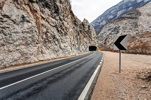 istock Tunnel on the road in the canyon 488889893
