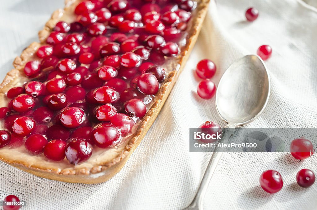 Tarte mit jellied frischen cranberries - Lizenzfrei Beere - Obst Stock-Foto