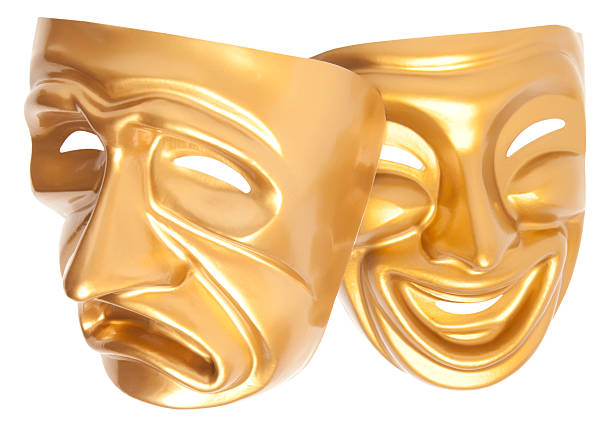 istock theatrical mask isolated on a white background 488895259