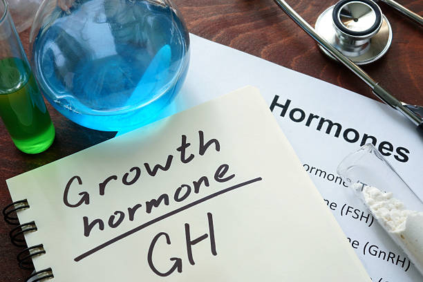 fotografii de stoc, fotografii și imagini scutite de redevențe cu hormonul scris hormonul de crestere pe notebook-ul. - hormon