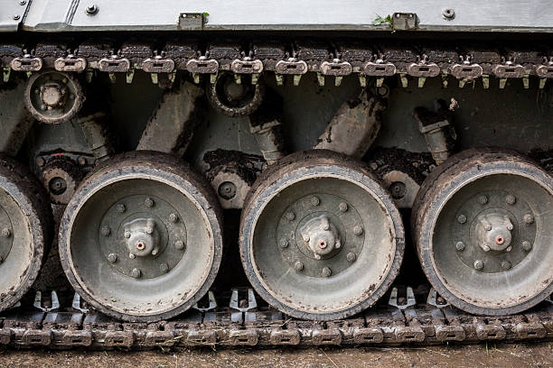 독일형 탱크 클로즈업 배경기술 - leopard tank 뉴스 사진 이미지