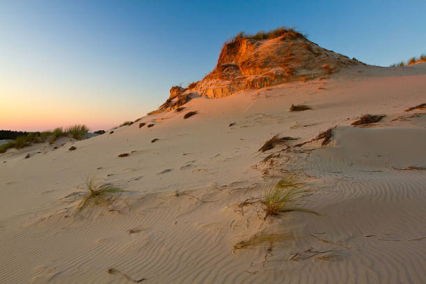 istock Sunset on the dunes, Slowinski National Park, Poland. 488903520