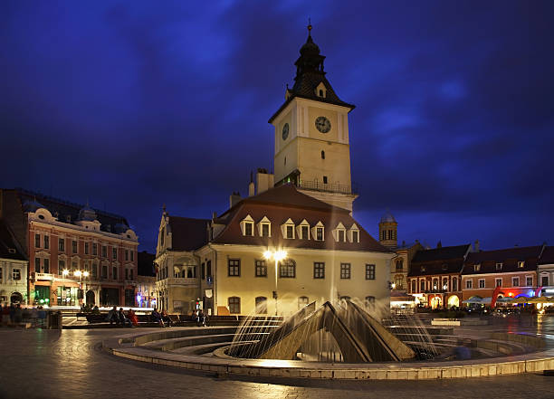 istock Brasov Council Building on Piata Sfatului. Romania 488904326