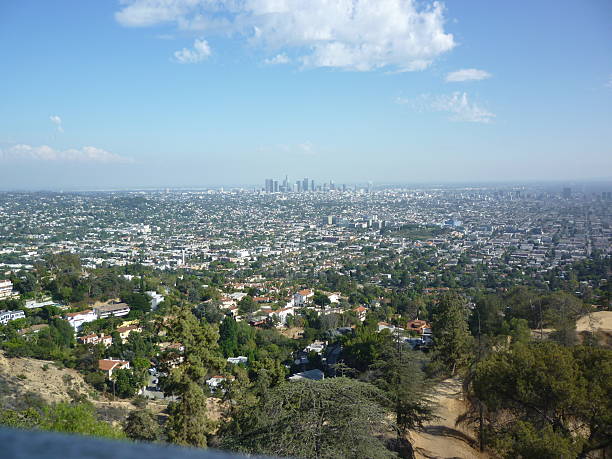 istock observatory los angeles, calirfornia, panoramic views 488904622