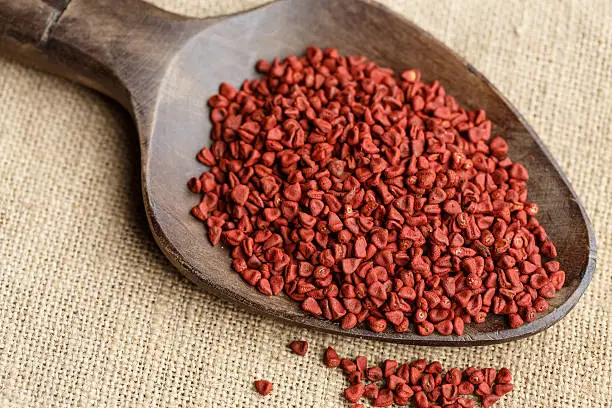 Achiote seeds (annatto) from Peru