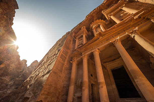 Antike Tempel in Petra, Jordanien – Foto