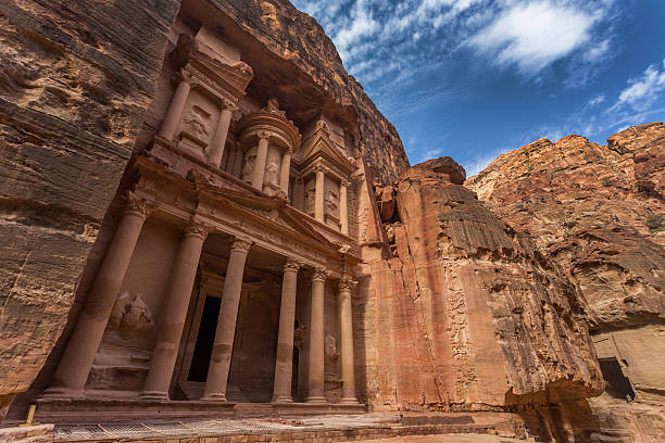 istock Ancient temple in Petra, Jordan 488910158