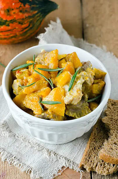 Photo of Meat stew with pumpkin