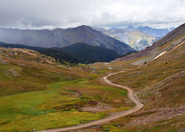 istock Dirt road in the Colorado Mountains 488911110