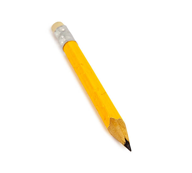 istock short, chewed up pencil stub 488911181
