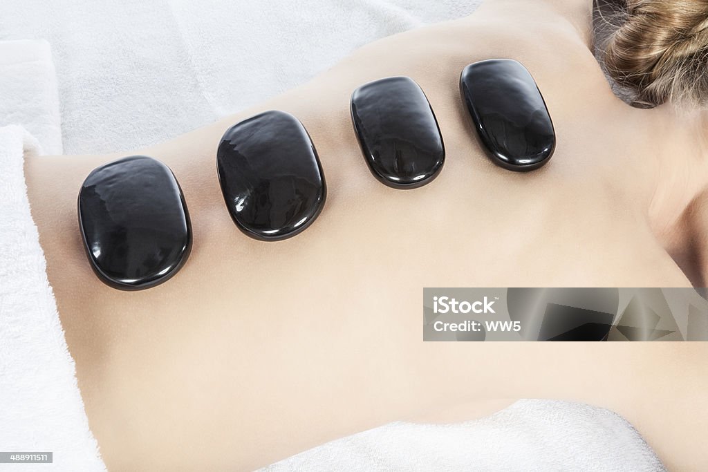 Massage stones Massage stones. Adult Stock Photo
