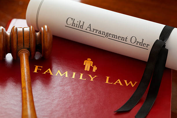 Family Law Court Order stock photo