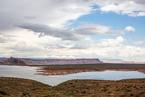 istock Panorama Lake Powell with Stormy Weather 488913892