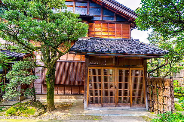 Nagamachi samura idistrict - Kanazawa , Japan stock photo