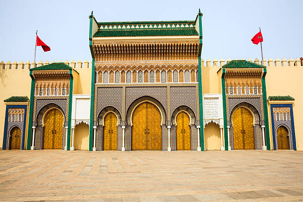 istock Moroccan palace at fez in morocco 488937933