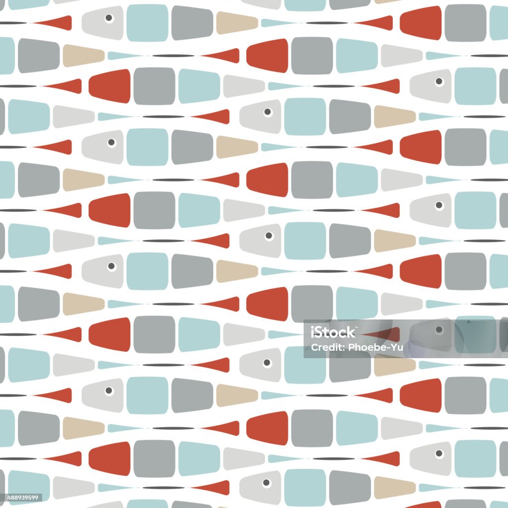 Fish Mosaiken - Lizenzfrei Abstrakt Vektorgrafik