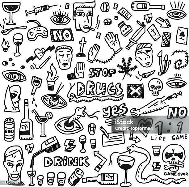 Ensemble De Dessins La Drogue Vecteurs Libres De Droits Et Plus D ensemble-de-dessins-la-drogue-vecteurs-libres-de-droits-et-plus-d