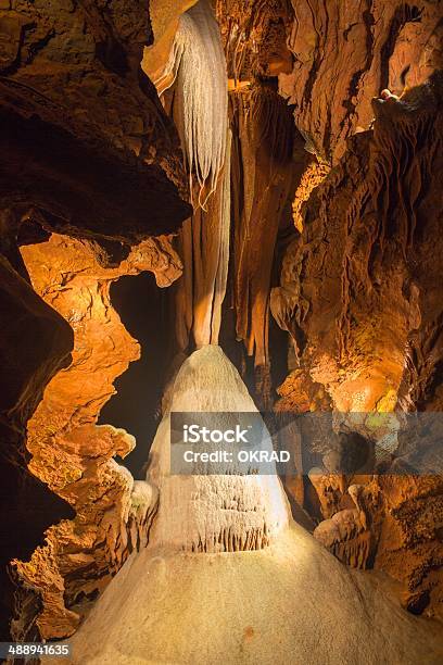 Beautiful Underground Cave Vertical Geology Stock Photo - Download Image Now - Virginia - US State, Acute Angle, Beauty In Nature
