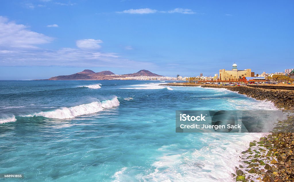 Beautiful Sea at Las Palmas de Gran Canaria - Royalty-free Gran Canaria Stockfoto